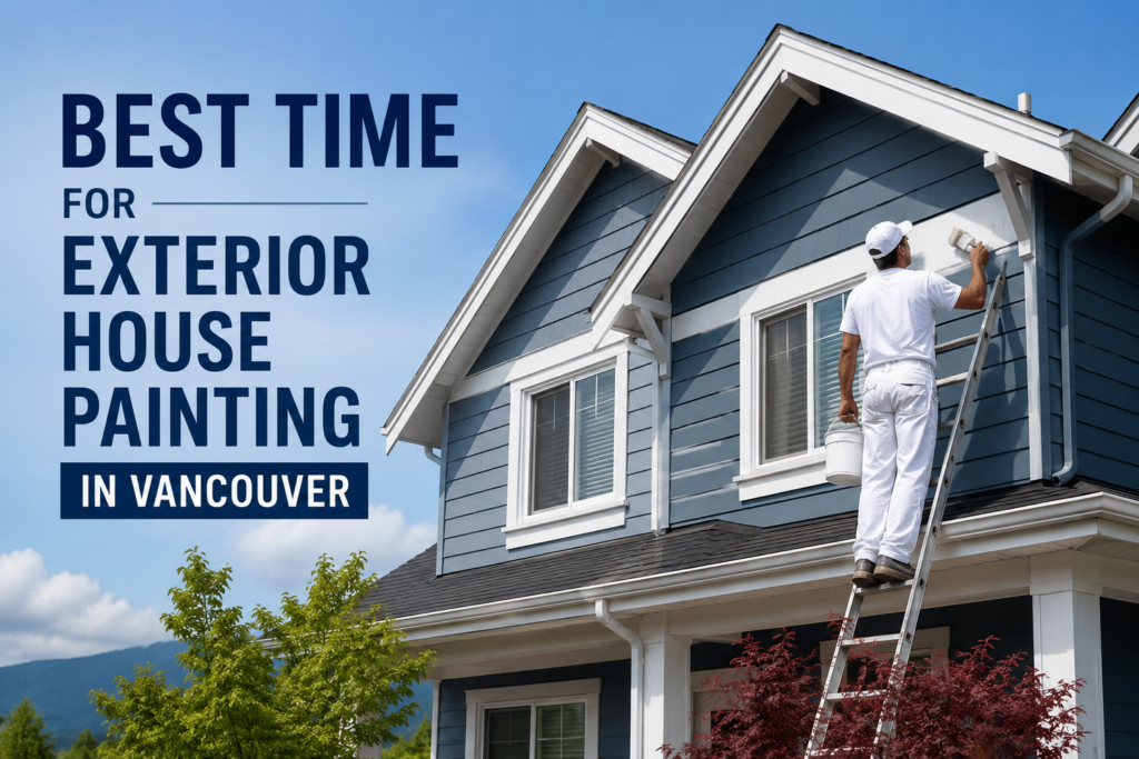 Best Time for Exterior House Painting in Vancouver | Celestial Painting